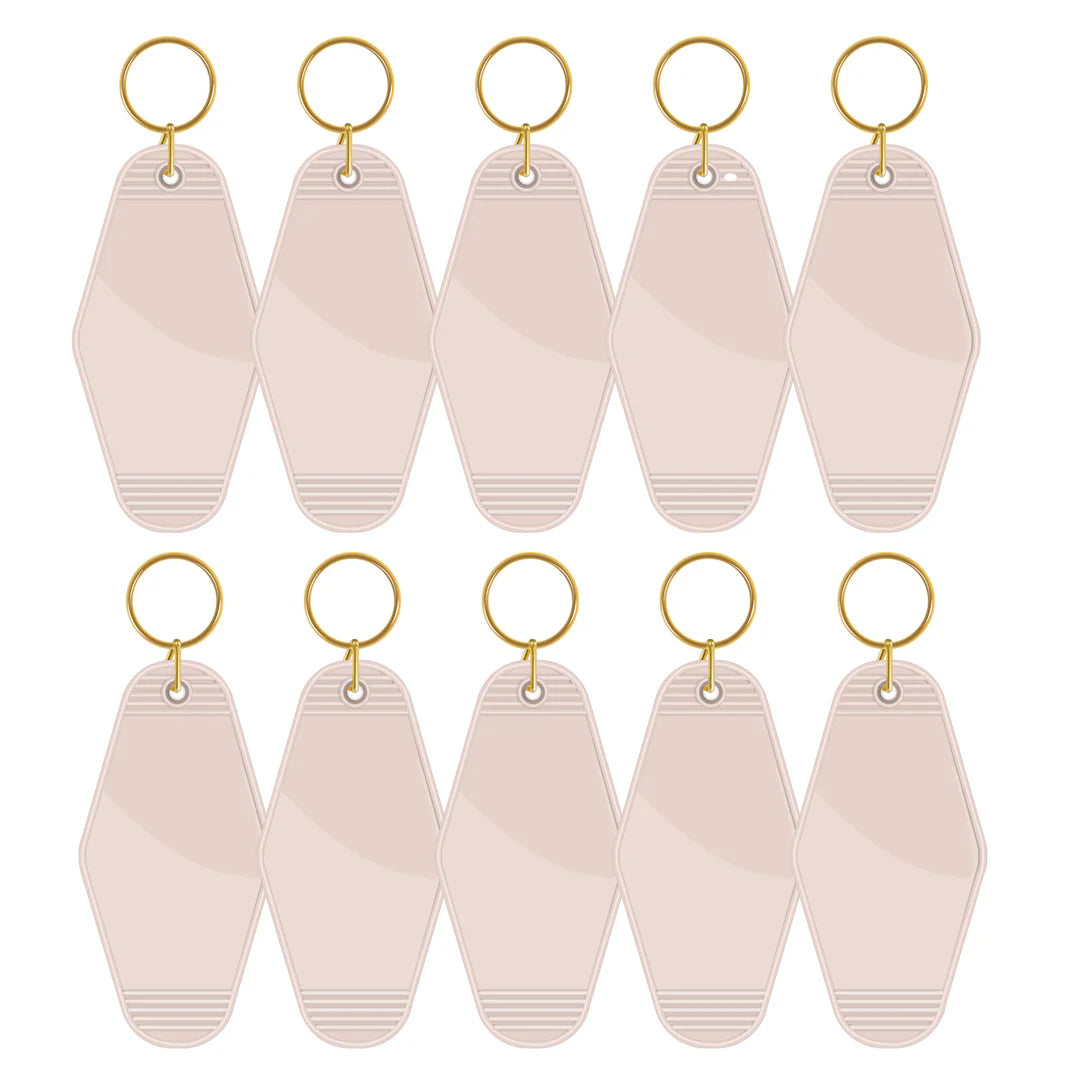 TeckWrap Motel Keychains Blanks - Nude