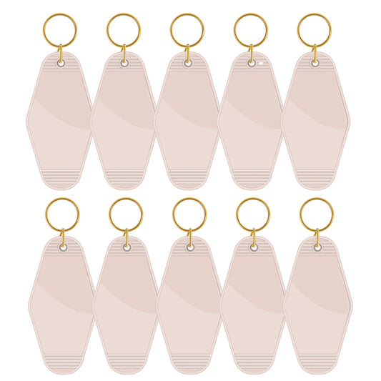 TeckWrap Motel Keychains Blanks - Nude