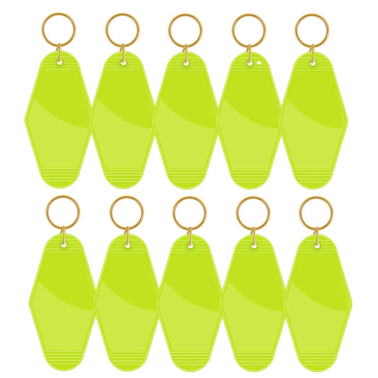 TeckWrap Motel Keychains Blanks - Lime