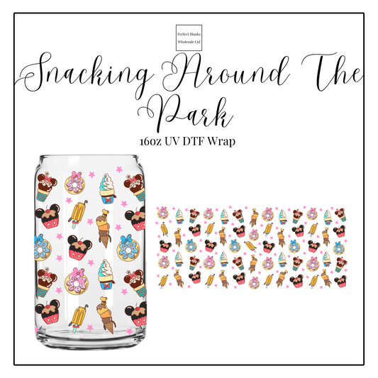 Snacking Around The Park 16oz UVDTF