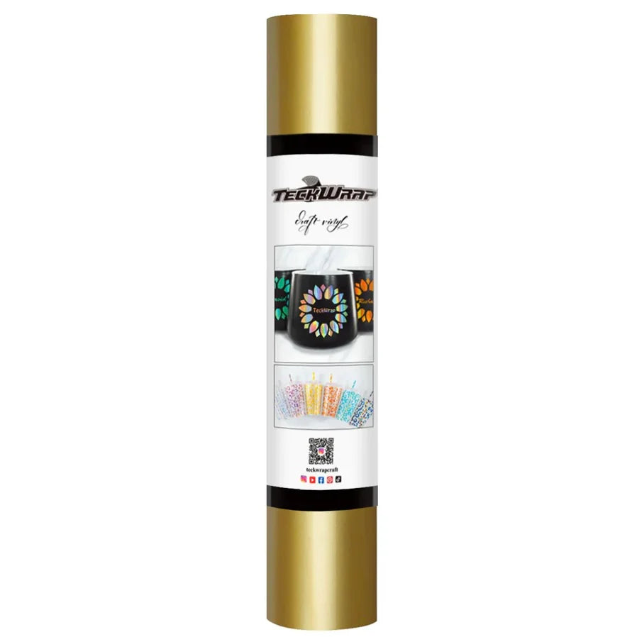 Teckwrap 001G Gold Craft Vinyl (Glossy)