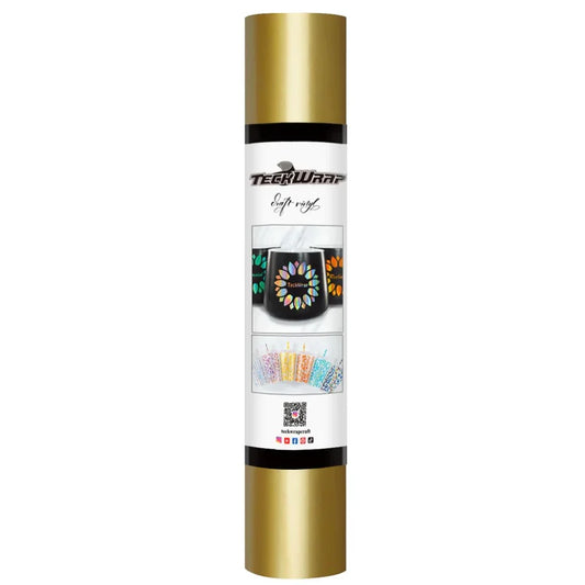 Teckwrap 001G Gold Craft Vinyl (Glossy)