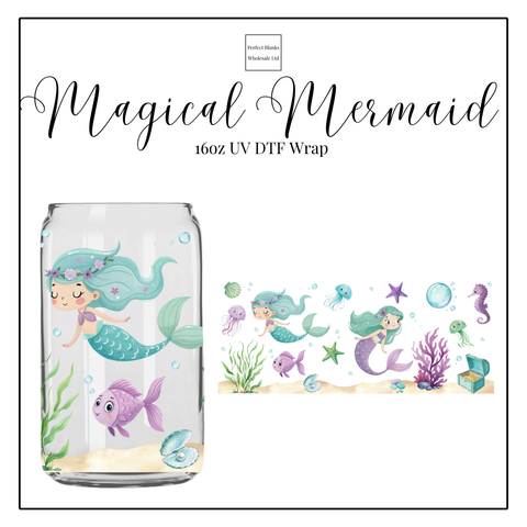 Magical Mermaids 16oz UVDTF
