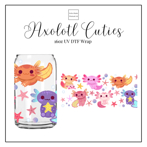 Axolotl Cuties 16oz UVDTF