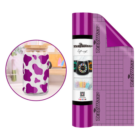 Teckwrap Glossy Red Violet 001 Economical Series Craft Vinyl