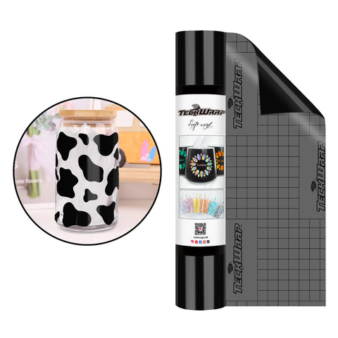 Teckwrap Glossy Black 001 Economical Series Craft Vinyl