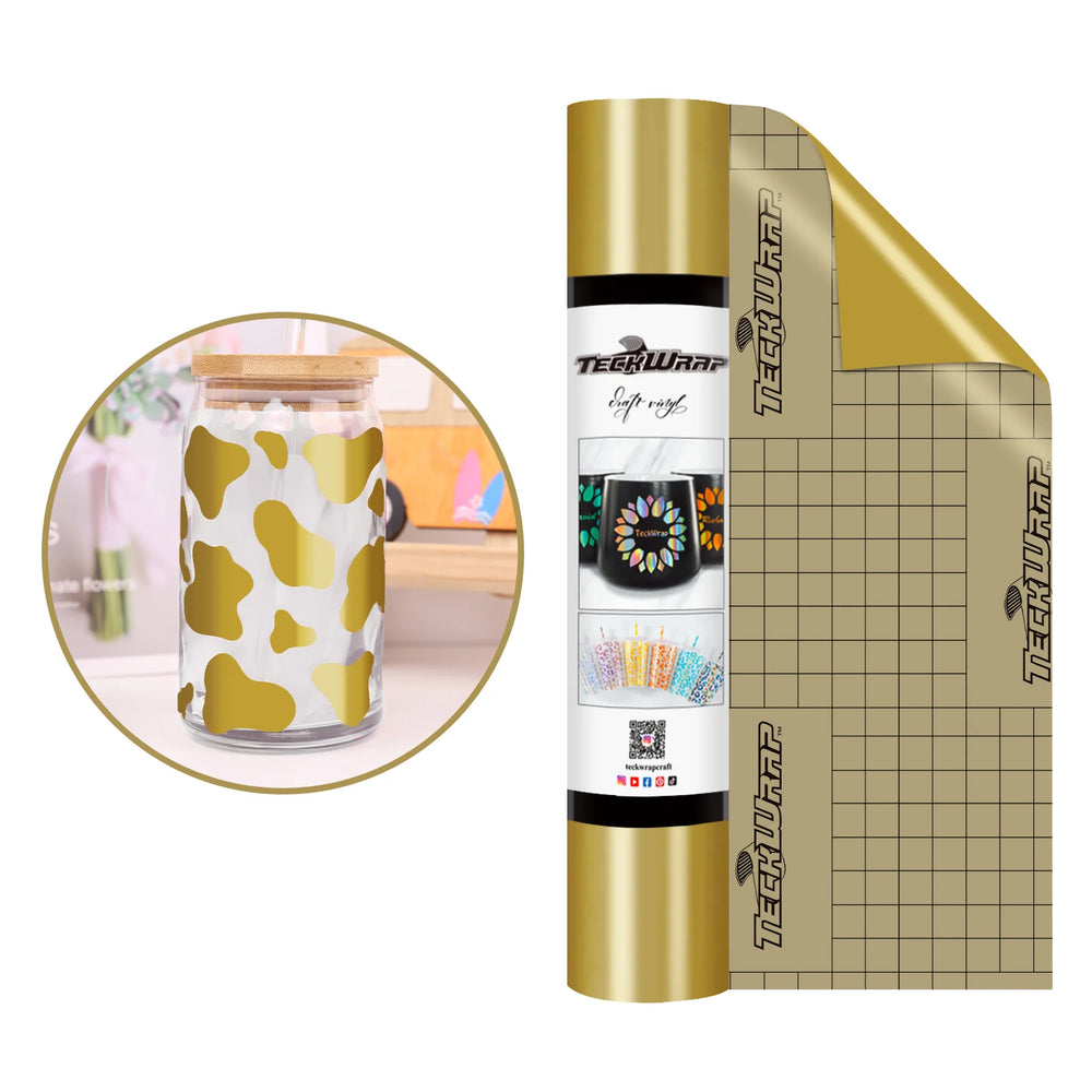 Teckwrap Glossy Gold 001 Economical Series Craft Vinyl