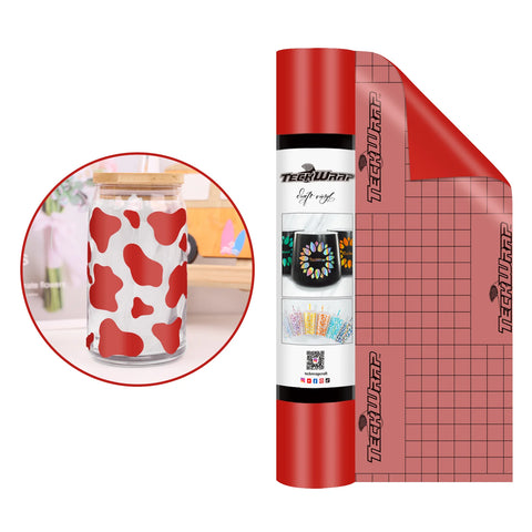 Teckwrap Matte Red 001 Economical Series Craft Vinyl