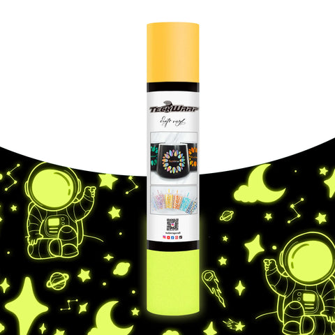 TeckWrap Glow In the Dark Yellow Vinyl