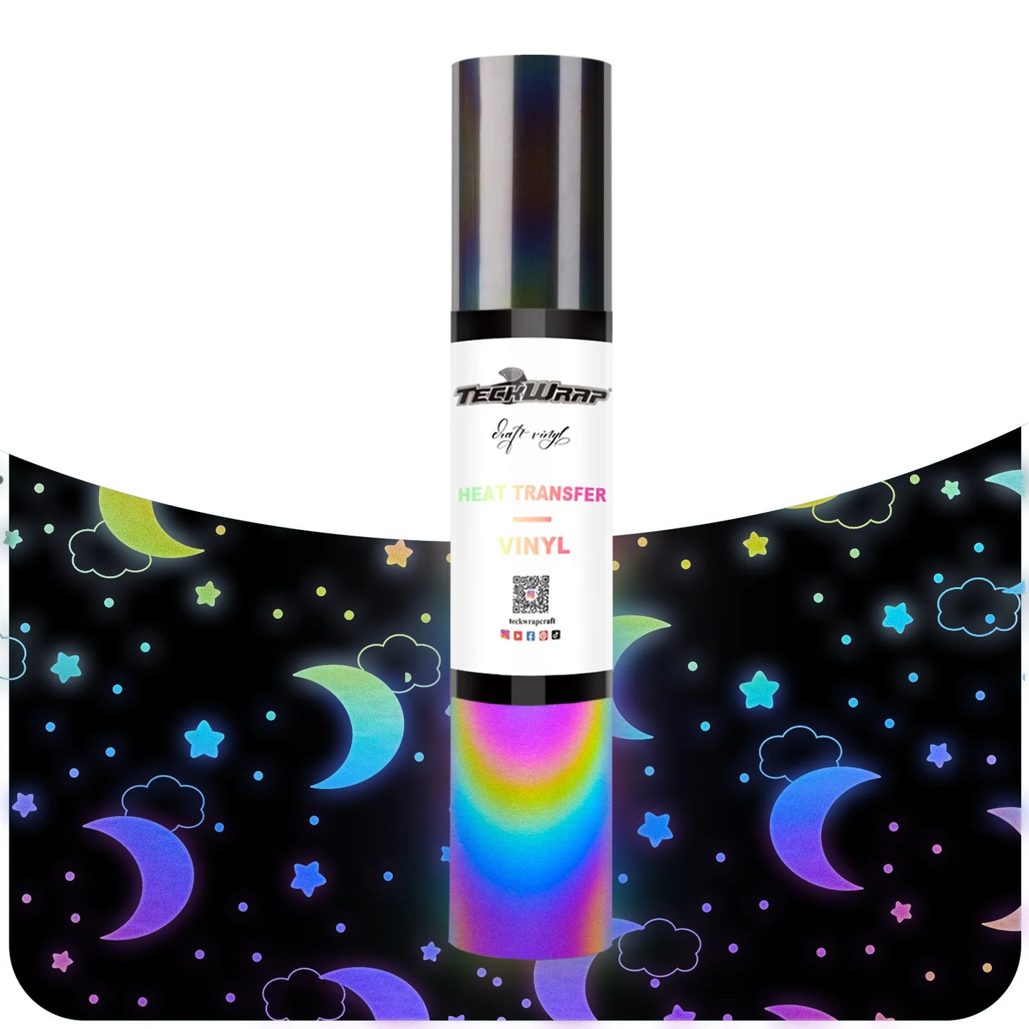 Teckwrap Rainbow Reflective HTV - 5ft