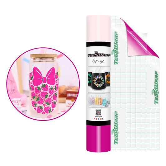 Teckwrap Rose Pink Cold Color Changing Adhesive Vinyl - 5ft