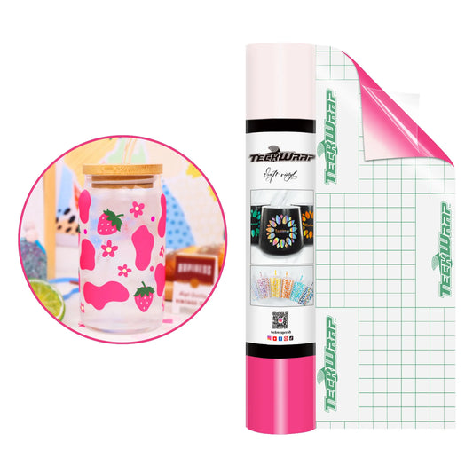 Teckwrap Pink Cold Color Changing Adhesive Vinyl - 5ft