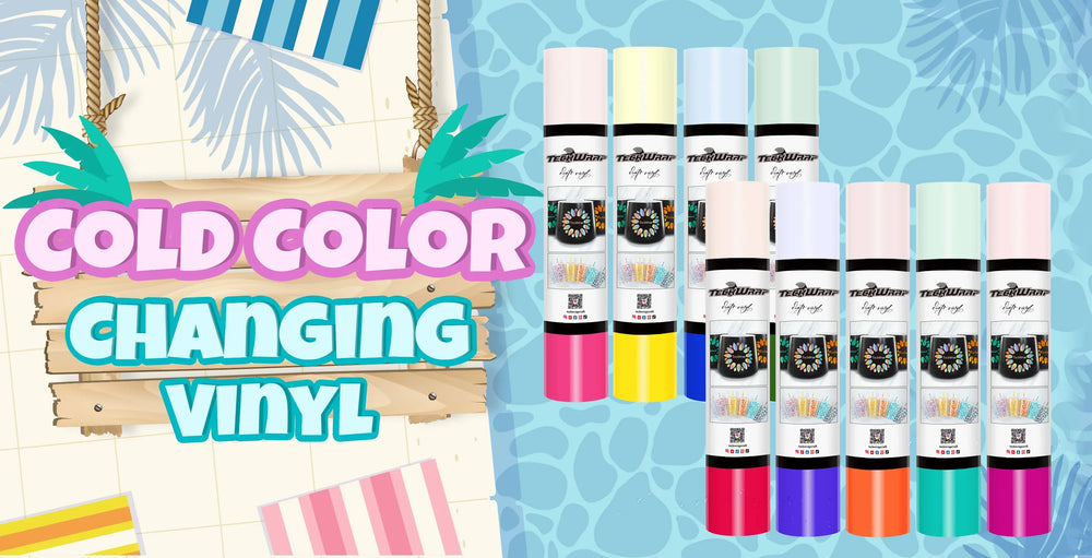 Teckwrap Tiffany Cold Colour Changing Adhesive Vinyl - 5ft