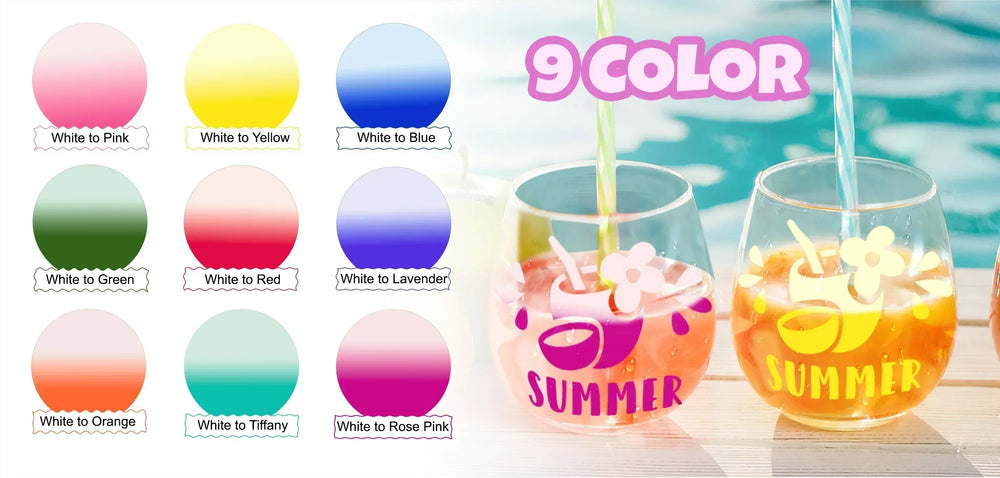 Teckwrap Yellow Cold Colour Changing Adhesive Vinyl - 5ft