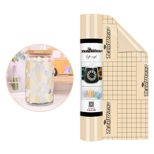 Teckwrap Glossy Beige 001 Economical Series Craft Vinyl
