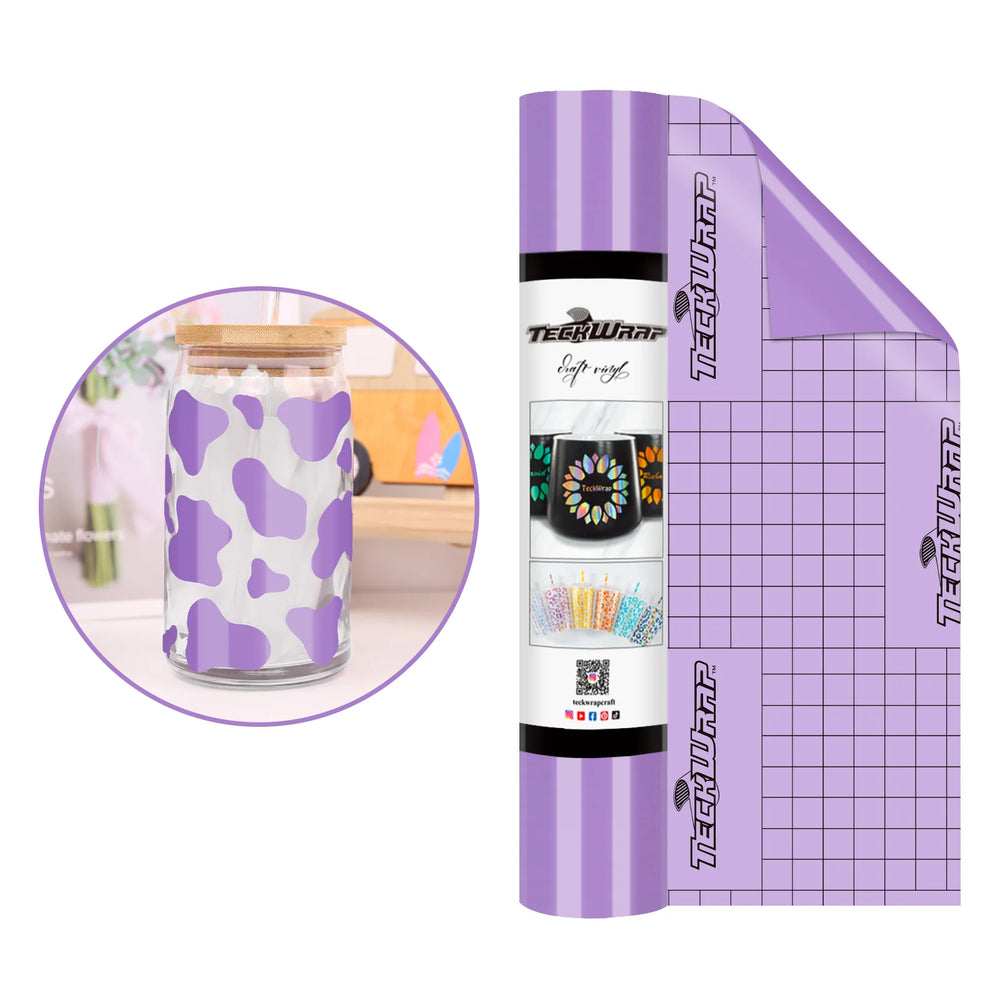 Teckwrap Glossy Light Purple 001 Economical Series Craft Vinyl
