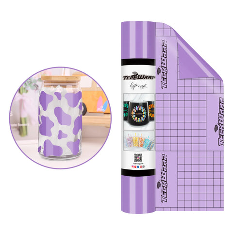 Teckwrap Glossy Light Purple 001 Economical Series Craft Vinyl