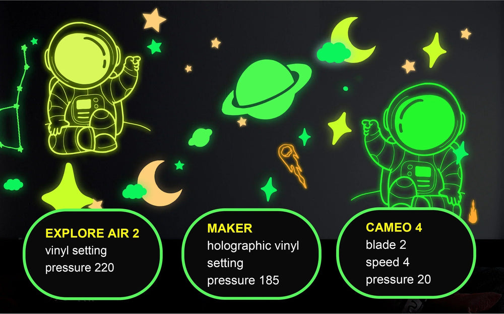 TeckWrap Glow In the Dark Tiffany Vinyl