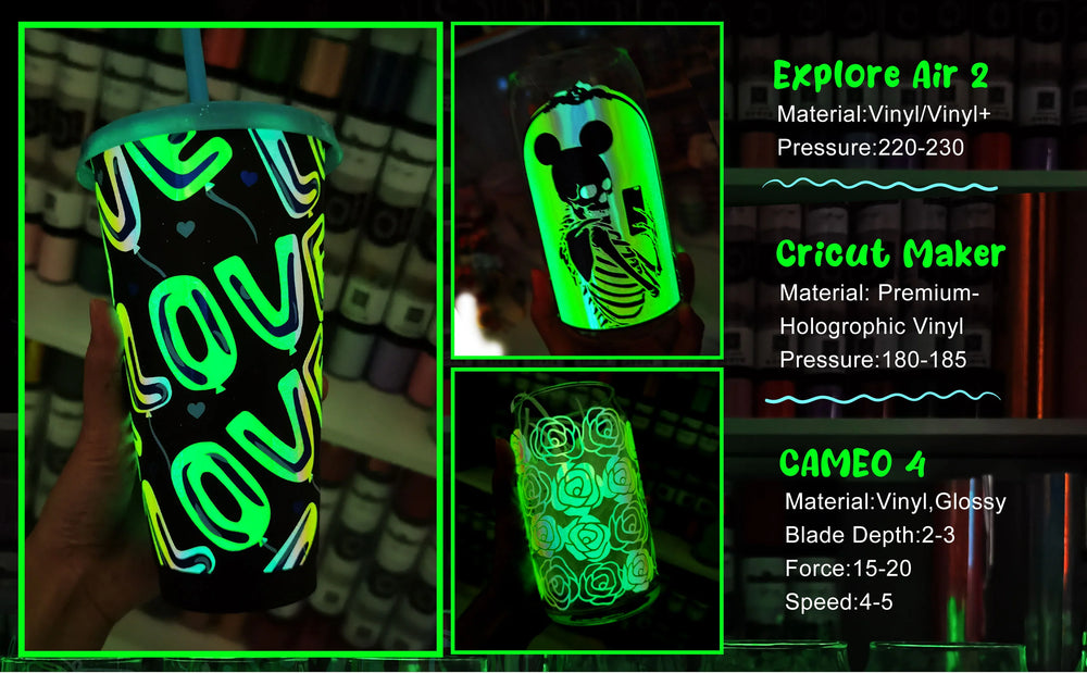 TeckWrap Opal White Glow in the Dark Vinyl