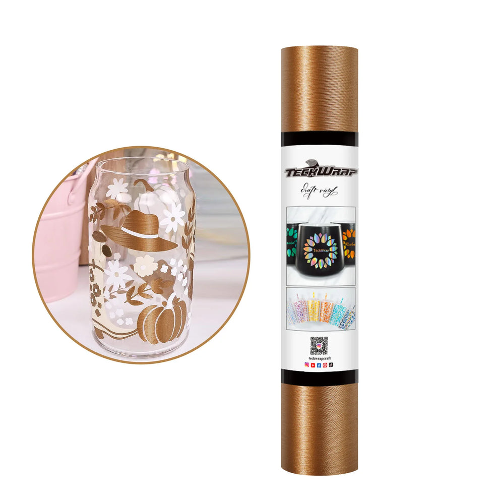 TeckWrap Tan Satin Brush Adhesive Vinyl - 5ft