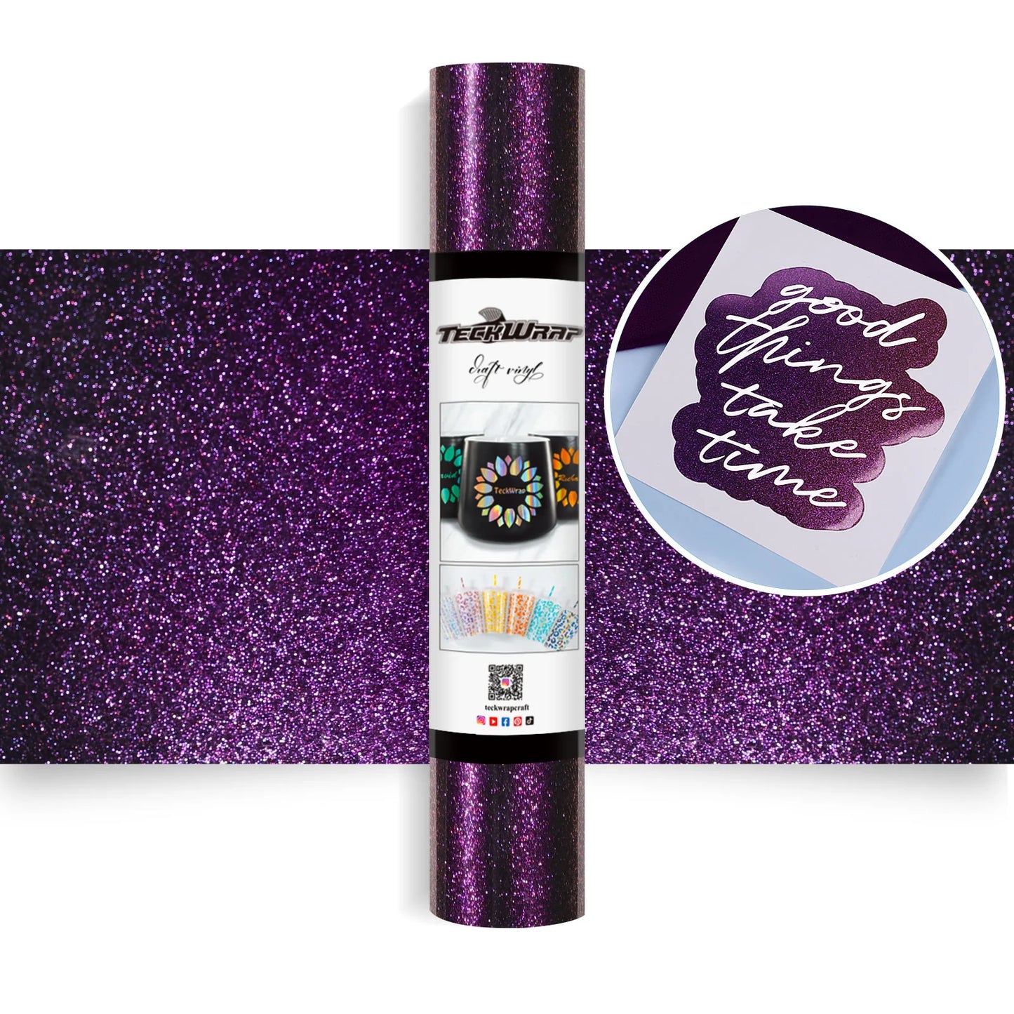 TeckWrap Chameleon Purple Adhesive Vinyl - 5ft