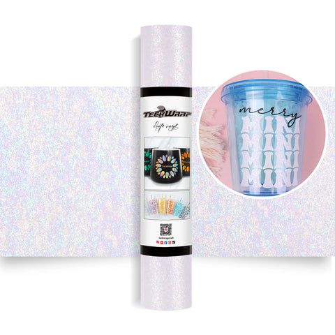 TeckWrap White Colorful Pearl Adhesive Vinyl