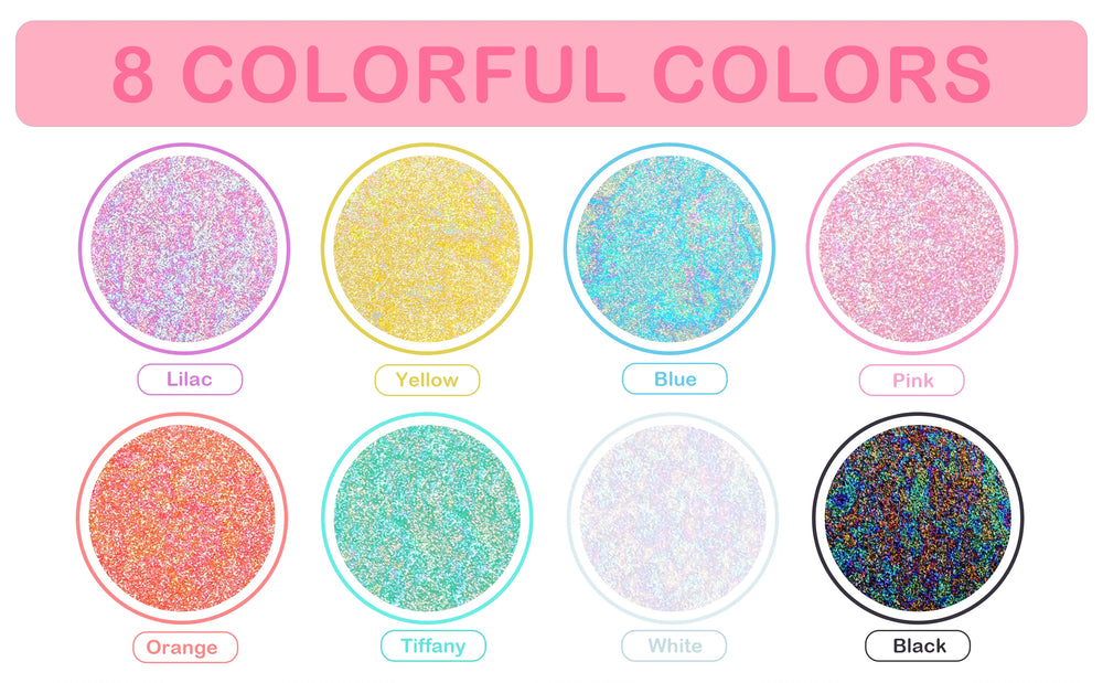 TeckWrap White Colorful Pearl Adhesive Vinyl
