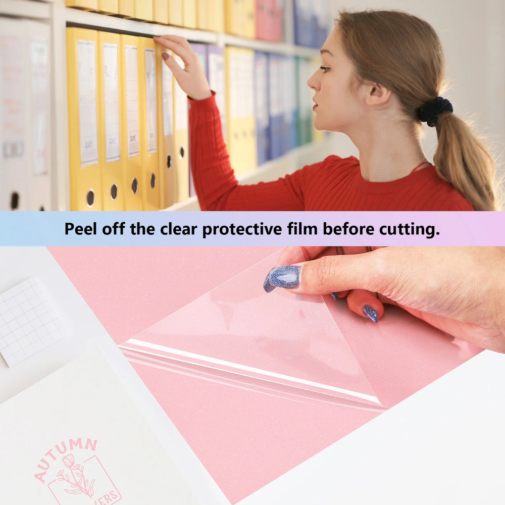 TeckWrap Pink Shimmer Adhesive Vinyl - 5ft