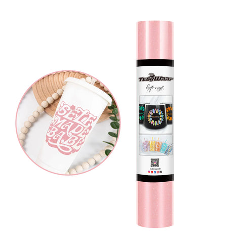 TeckWrap Pink Shimmer Adhesive Vinyl - 5ft