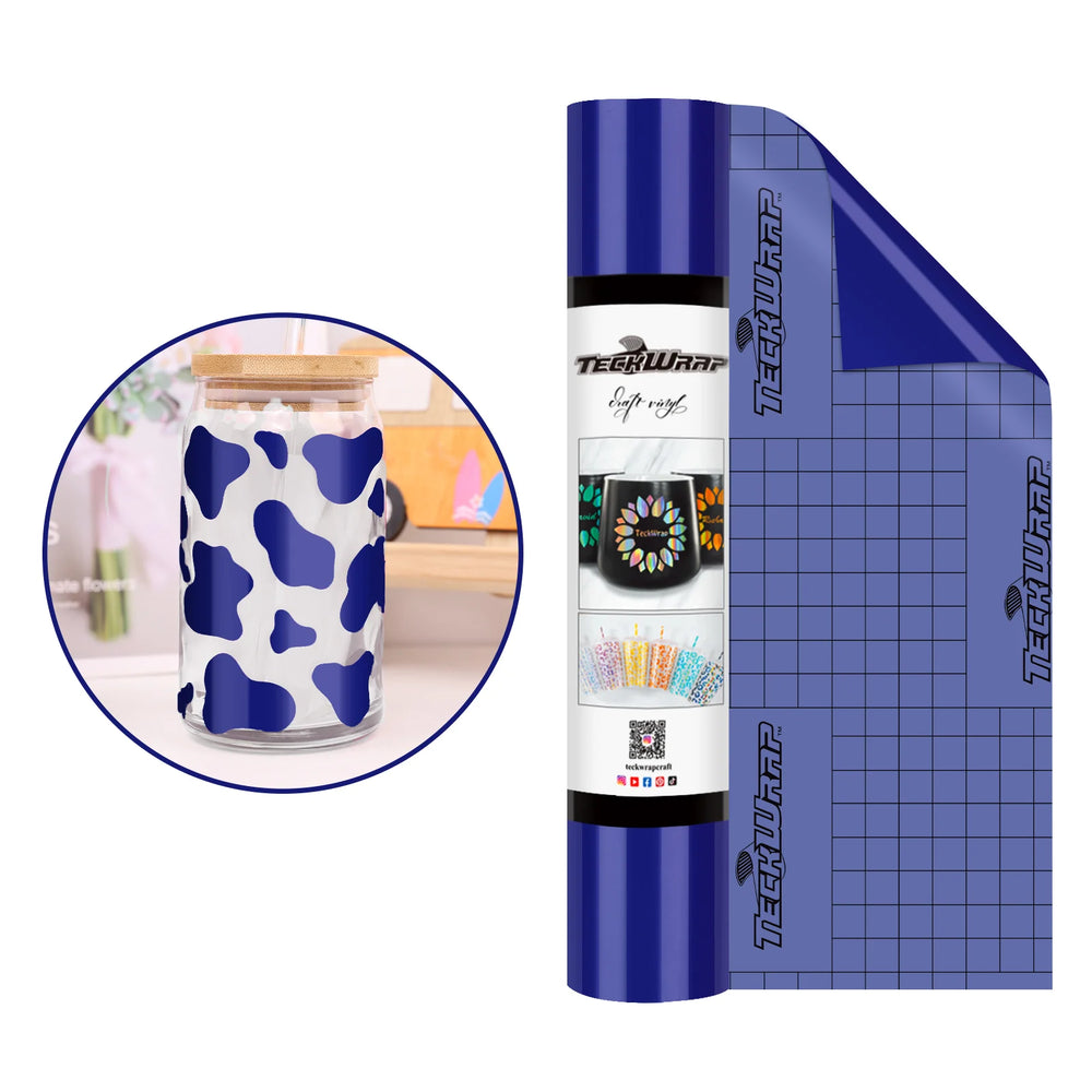 Teckwrap Glossy Impact Blue 001 Economical Series Craft Vinyl