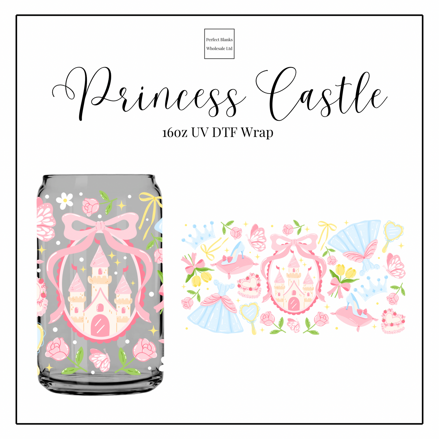Princess Castle 16oz UVDTF