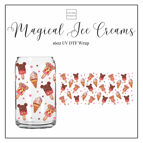 Magical Ice Creams 16oz UVDTF