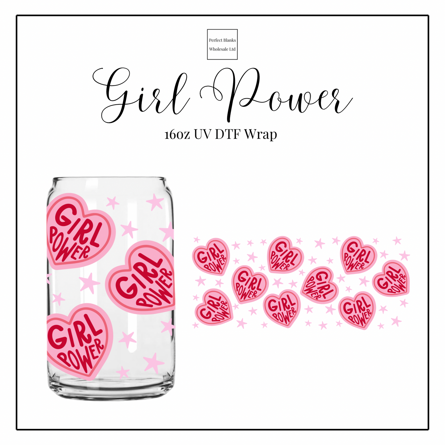 Girl Power 16oz UVDTF