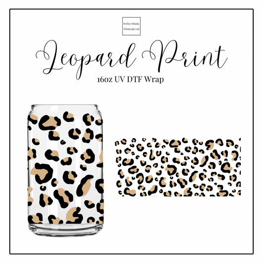 Leopard Print 16oz UVDTF