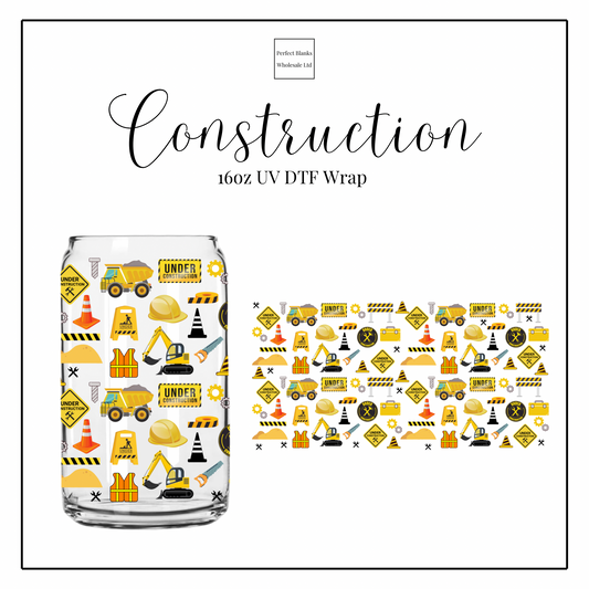 Construction 16oz UVDTF