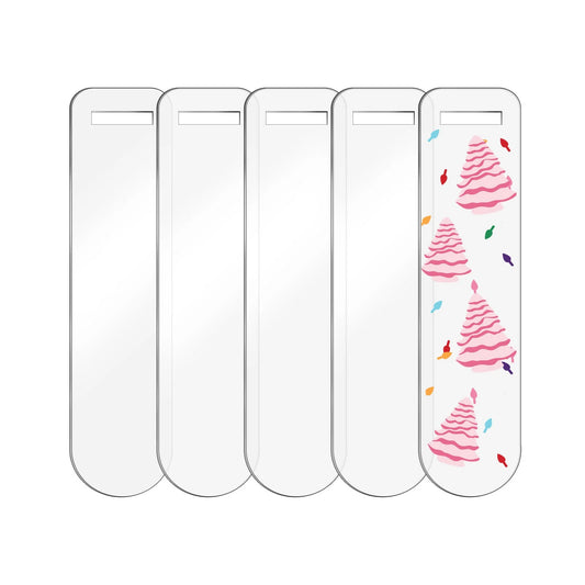 TeckWrap Acrylic Bookmark Blanks - Clear 5 pcs