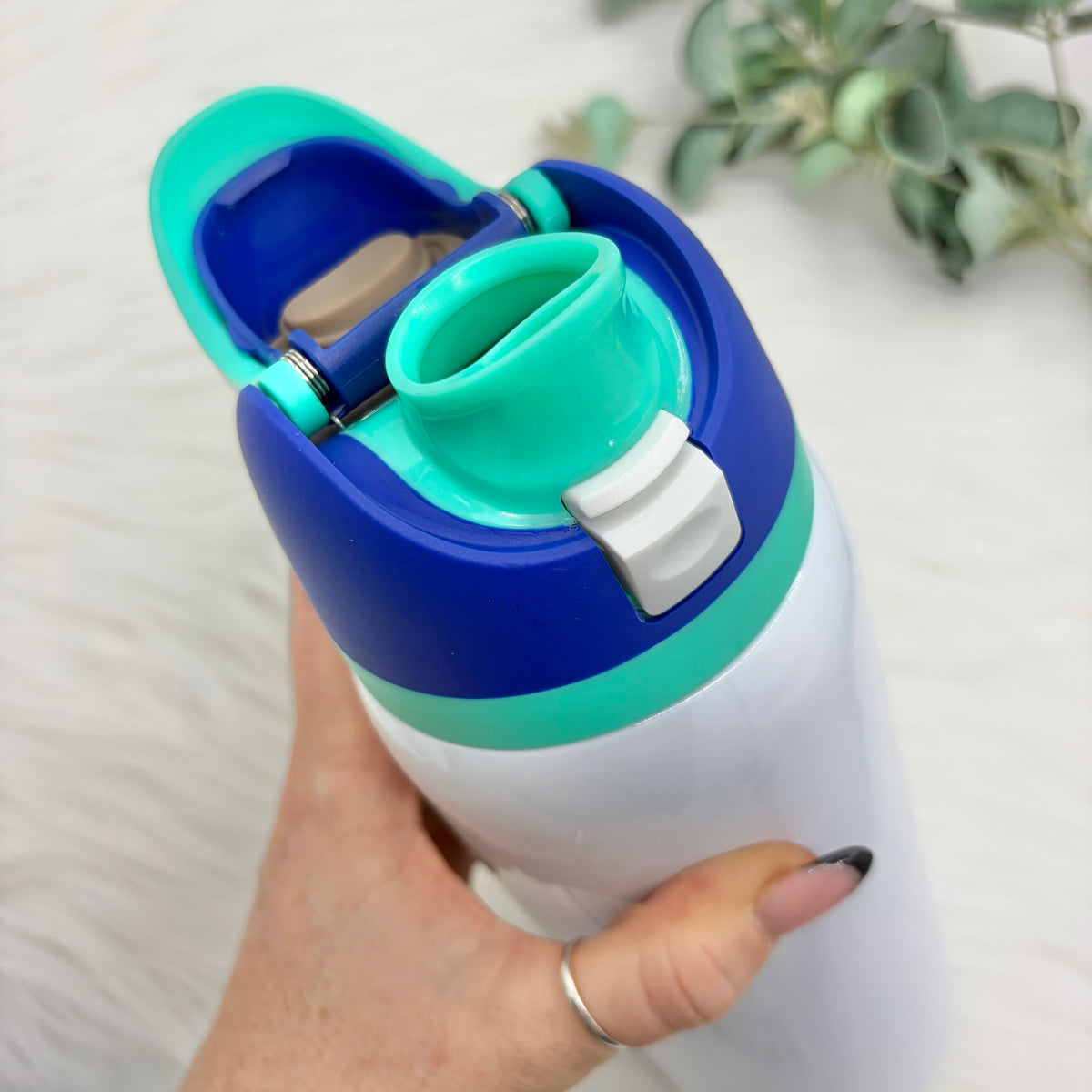 34oz Stainless Steel Sublimation Pop Lid Tumbler