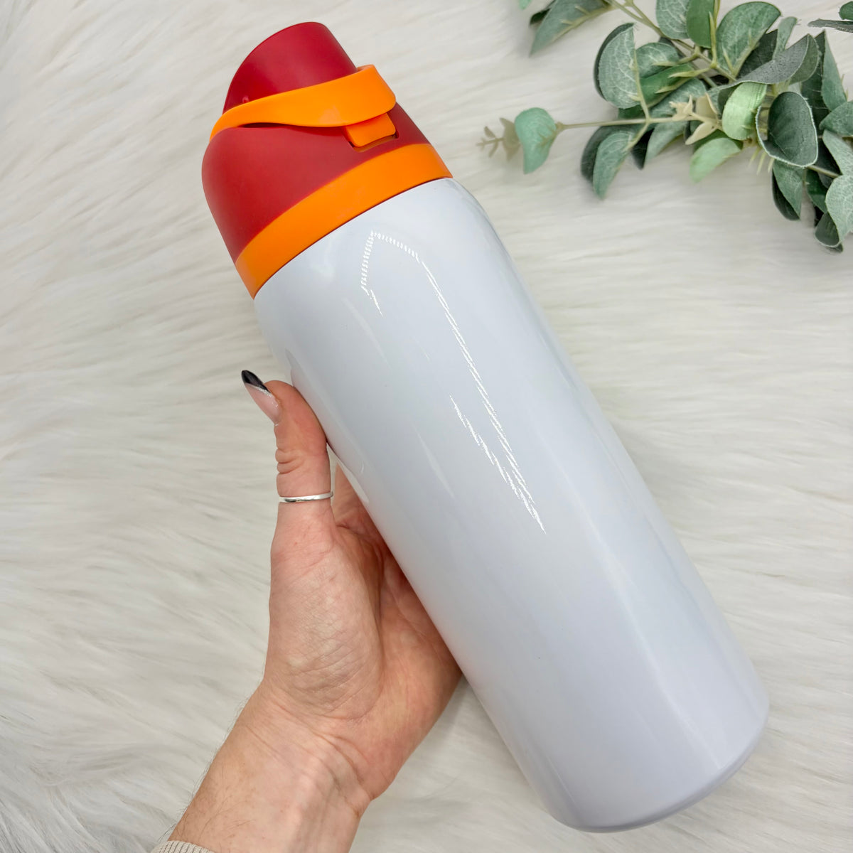 34oz Stainless Steel Sublimation Pop Lid Tumbler