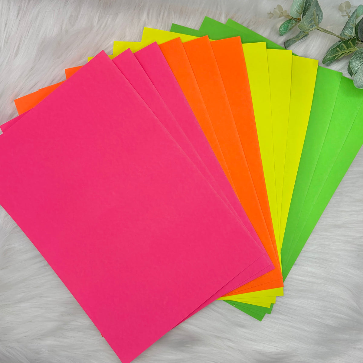 A4 Neon Cardstock 12 Sheet Pack