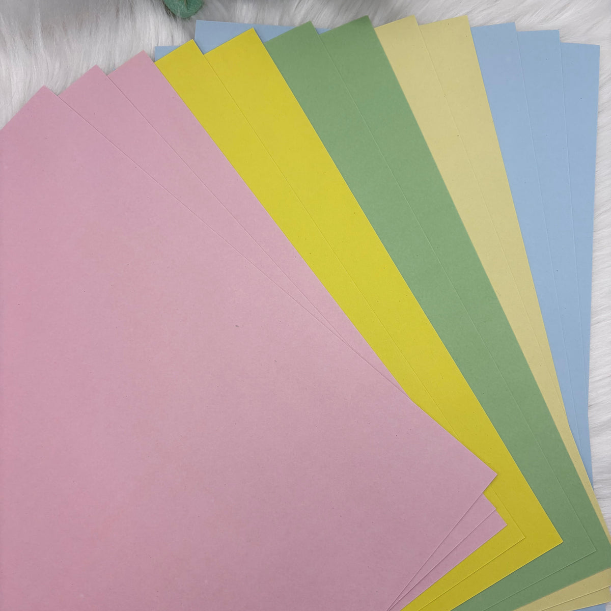 A4 Pastel Cardstock 12 Sheet Pack
