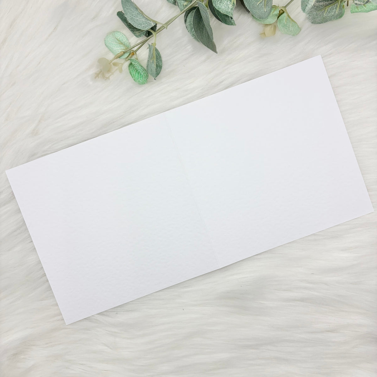White Hammered Card and Envelope - Pack Of 10 - 250GSM