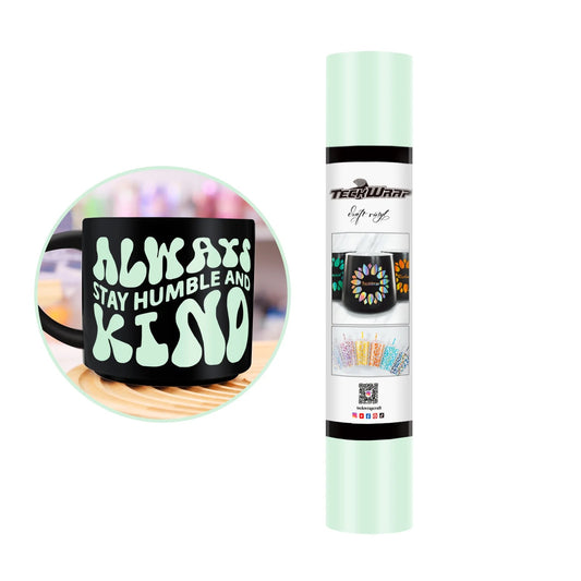 Teckwrap Matte Mint Adhesive Craft Vinyl - 5ft