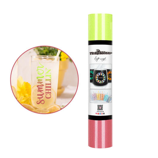 Teckwrap Shimmer Cold Colour Change Neon Yellow - 5ft