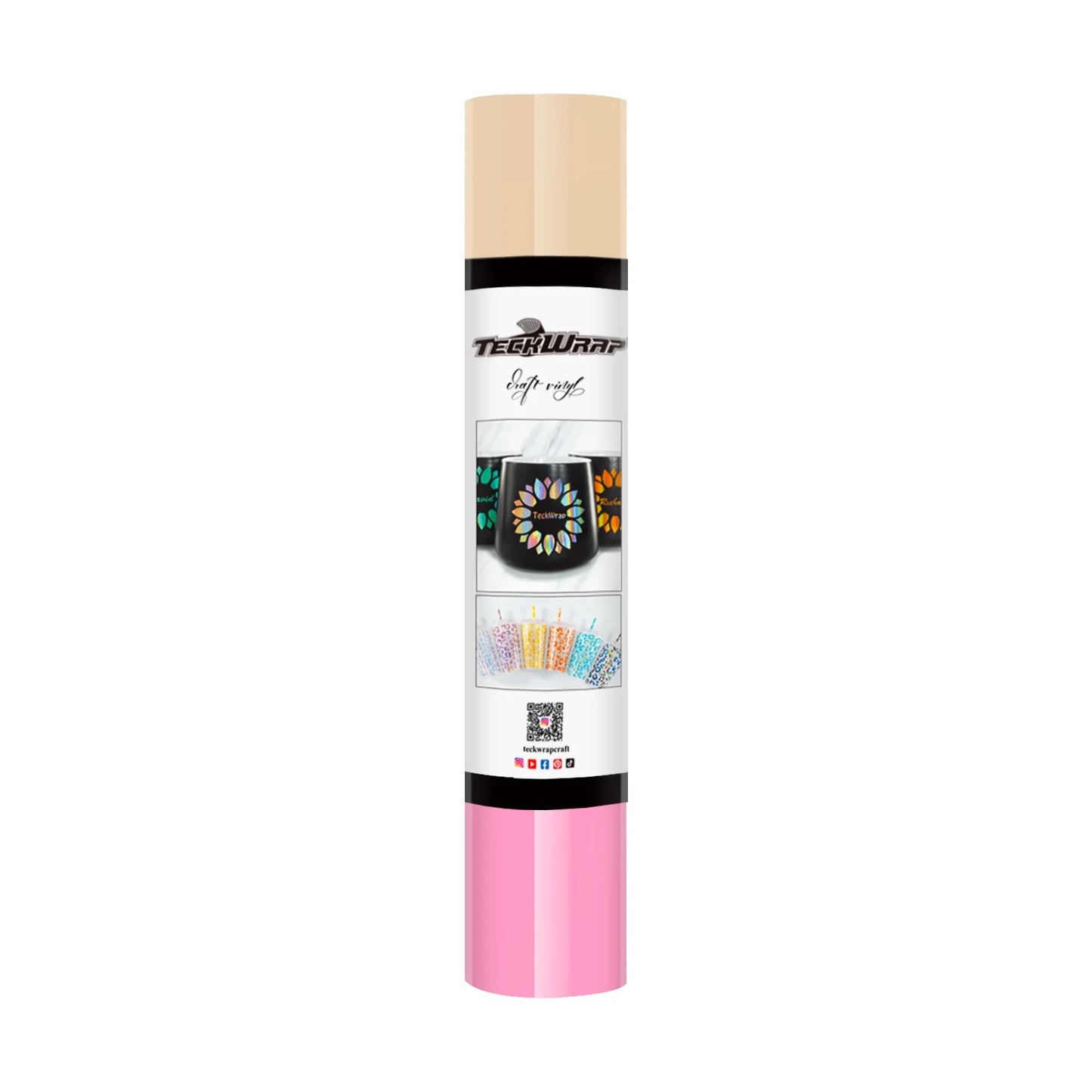 Teckwrap Pink Heat Colour Changing Adhesive Vinyl - 5ft