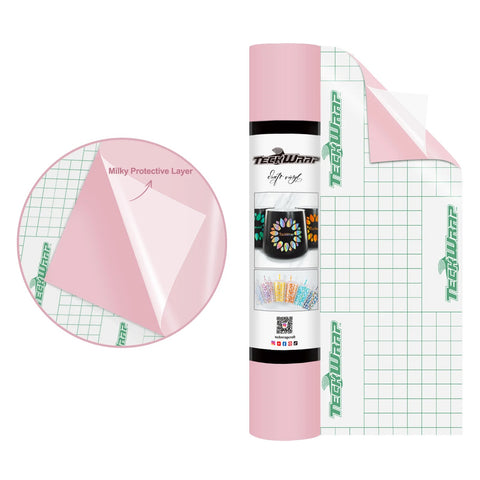 Teckwrap Millennial Pink 001M series Craft Vinyl (matte) - 5ft
