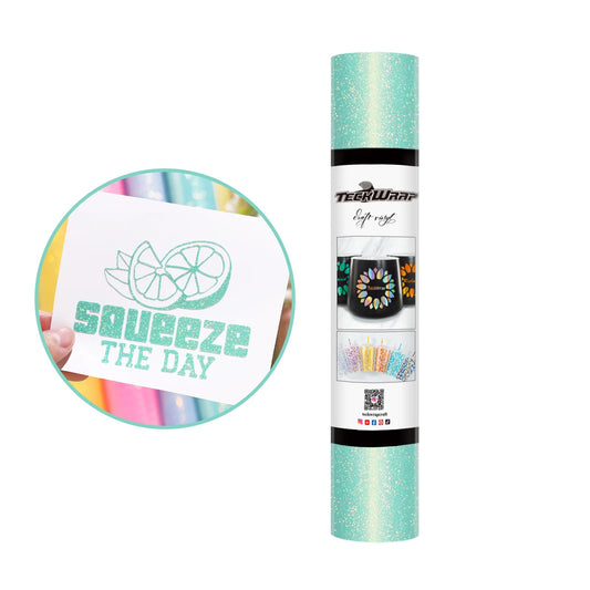 Teckwrap Colorful Shimmer Mint Adhesive Vinyl - 5ft