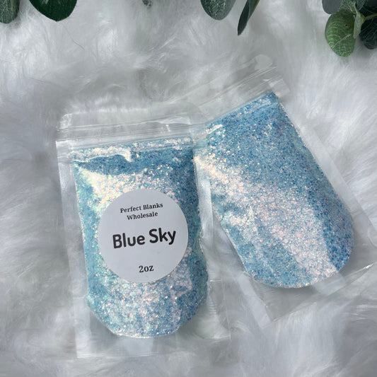 Blue Skies - Chunky Glitter