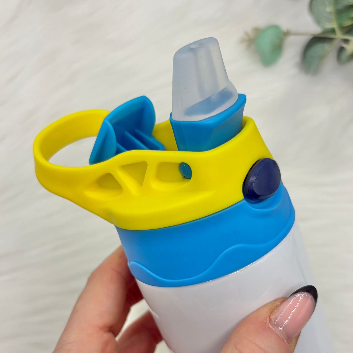 12oz Flip Lid Sublimation Bottle