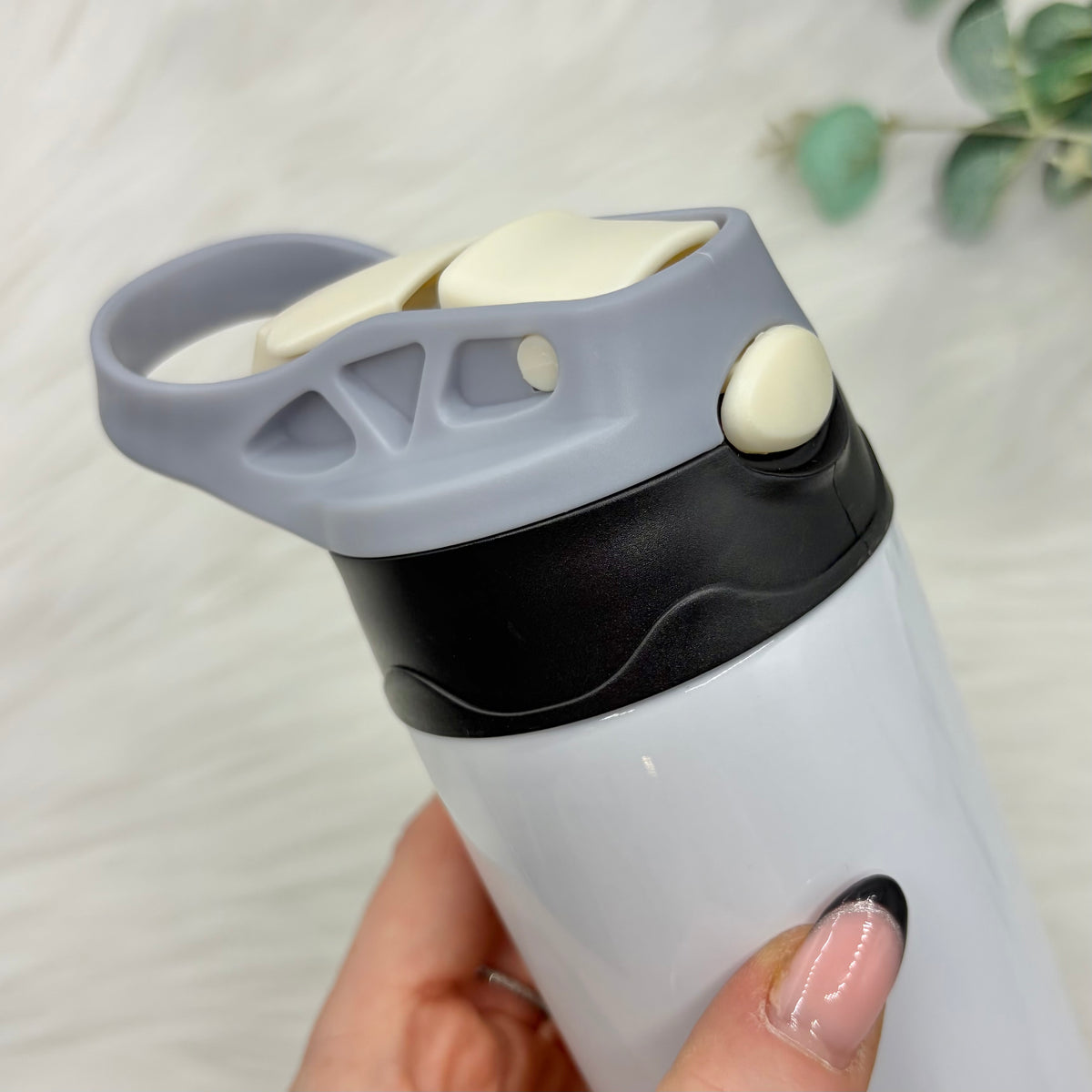 12oz Flip Lid Sublimation Bottle