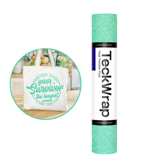 Teckwrap Fancy Glitter Tiffany HTV - 5ft